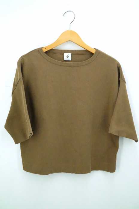 6（ROKU） BEAUTY＆YOUTH UNITED ARROWS（ロクビューティーアンドユースユナイテッドアローズ） コットンニットトップス レディース トップス