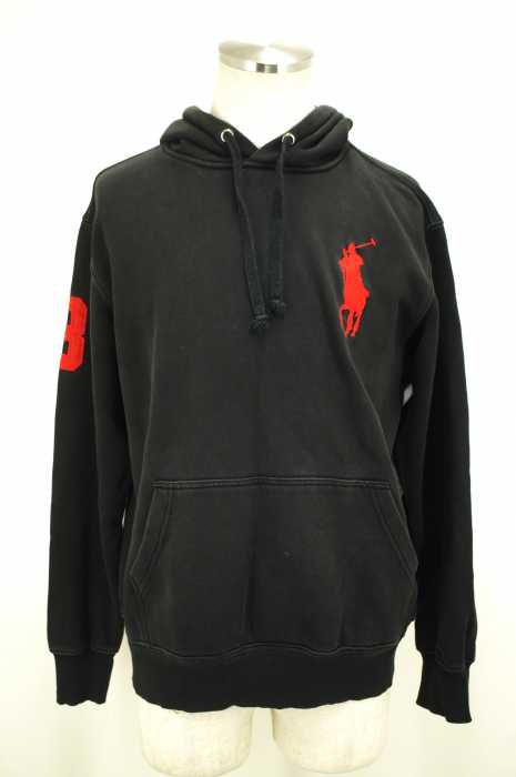 Polo by RALPH LAUREN （ポロバイラルフローレン） ビックポニー ナンバリング スウェットプルオーバーパーカー メンズ トップス