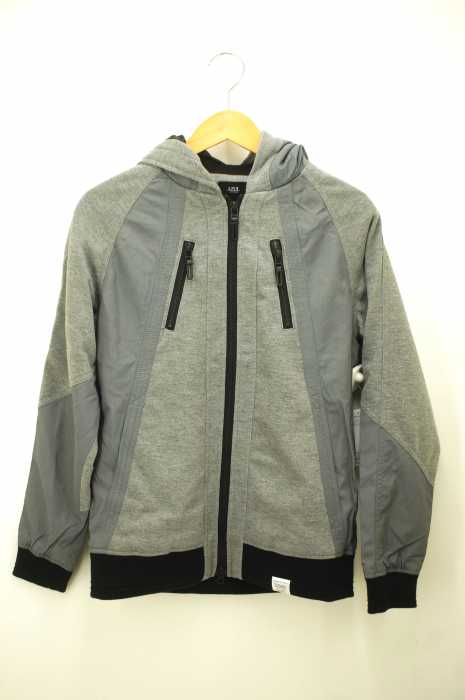 AZUL by moussy （アズールバイマウジー） TCポンチ×NCフーデッドブルゾン メンズ アウター