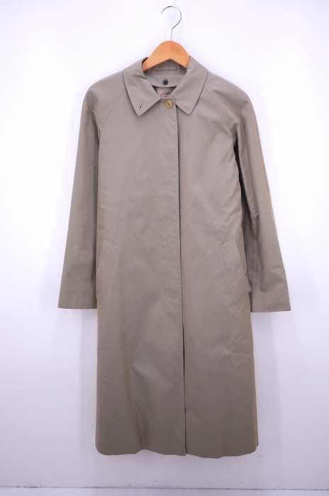 AQUASCUTUM (アクアスキュータム) チェック柄ライナー付き ステンカラーコート レディース アウター