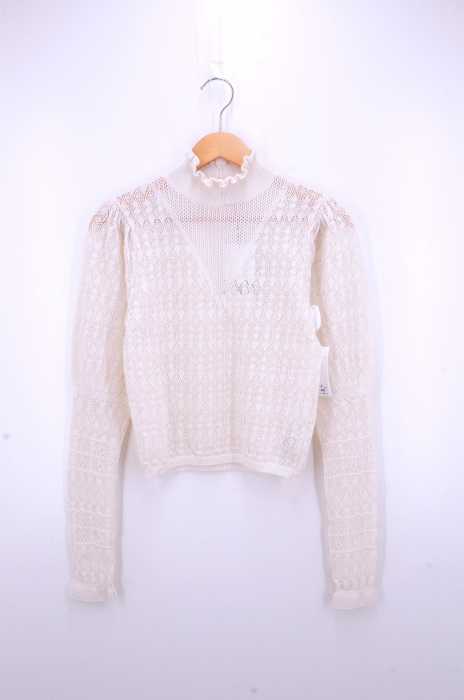 ZARA(ザラ) レース プリエリブラウス レディース トップス