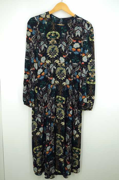 ZARA WOMAN （ザラ ウーマン） レトロ花柄プリントマキシワンピース レディース ワンピース