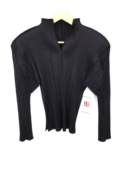 PLEATS PLEASE ISSEY MIYAKE(プリーツプリーズイッセイミヤケ) オープンネックカットソー レディース トップス