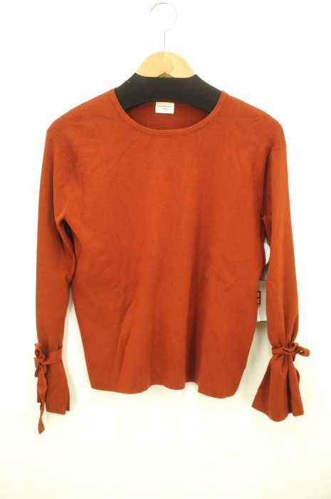 URBAN RESEARCH DOORS (アーバンリサーチドアーズ) 袖リボンKNITプルオーバー レディース トップス