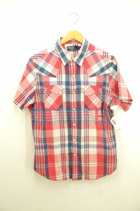 Polo by RALPH LAUREN （ポロバイラルフローレン） リメイク加工タータンシャツ メンズ トップス