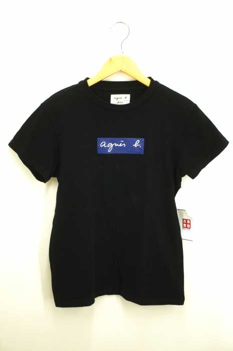 agnes b.  × ADAM ET ROPE'（アニエスベー アダムエロペ） ボックスロゴプリントTEE レディース トップス