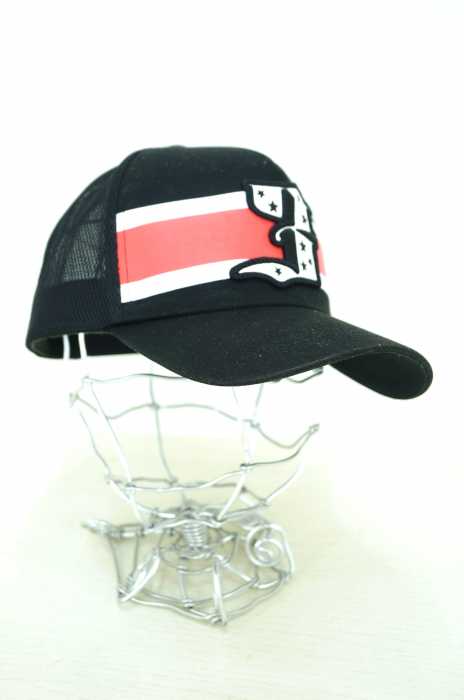 YOSHINORI KOTAKE DESIGN(ヨシノリコタケデザイン) 3 LOGO LINE PRINT MESH CAP メンズ 帽子
