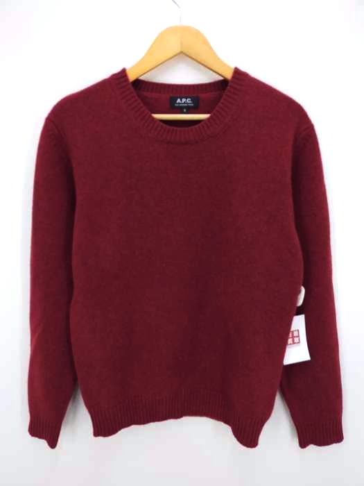 A.P.C.(アーペーセー) ウール長袖ニットセーター メンズ トップス