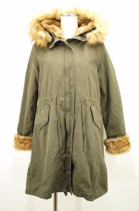 earth music&ecology （アースミュージックアンドエコロジー） 14AW エコファーモッズコート レディース アウター