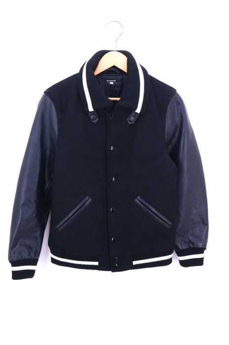 FREAK'S STORE  （フリークスストア） 袖レザー切替 メルトンウールスタジャン メンズ アウター