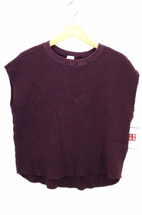 6(ROKU) BEAUTY&YOUTH UNITED ARROWS(ロクビューティーアンドユースユナイテッドアローズ) THERMAL CREW NECK SLEEVE LESS/サーマル レディース トップス