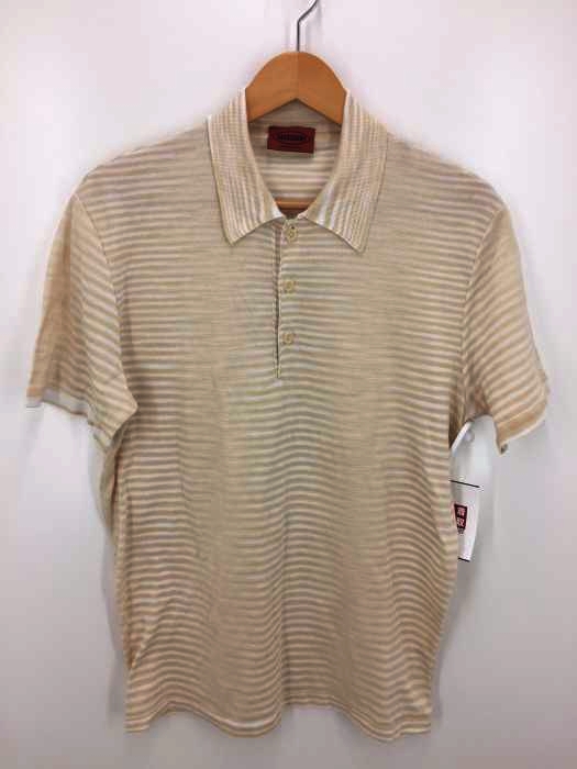 MISSONI（ミッソーニ） ボーダーニットポロシャツ メンズ トップス
