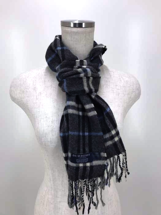 BURBERRY LONDON（バーバリーロンドン） ウールチェックマフラー レディース ファッション雑貨