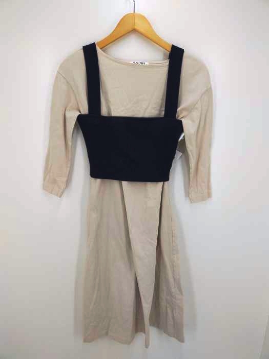 snidel（スナイデル） ニットビスチェレイヤードカットワンピース レディース ワンピース