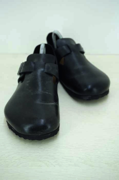 BIRKENSTOCK（ビルケンシュトック） レザーストラップスリッポン メンズ シューズ