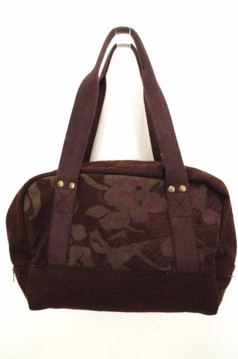 antik batik  （ アンティックバティック） フラワープリントウールバッグ レディース バッグ