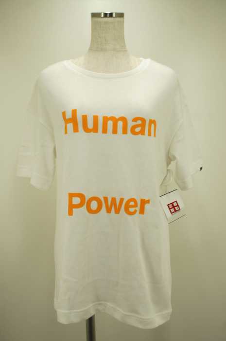 RODEO CROWNS (ロデオクラウンズ) 17SS HUMAN POWER コットン天竺Tシャツ レディース トップス