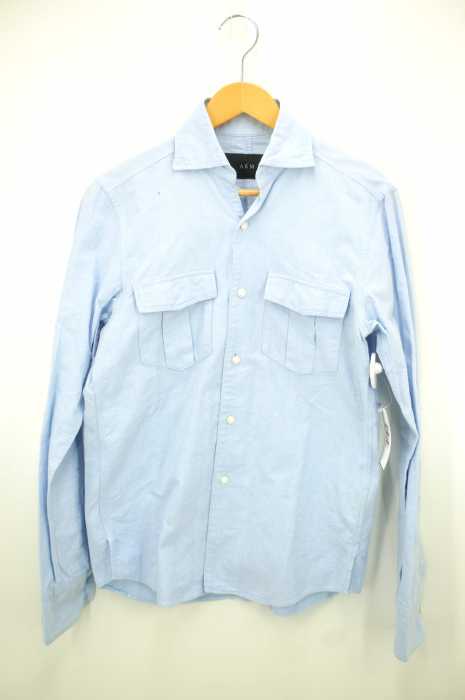 AKM(エーケイエム) CUBA_SHIRTS ホリゾンタルカラーボタンシャツ メンズ トップス