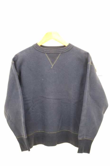 REAL McCoyS(リアルマッコイズ) USED加工 U.S.N バックプリント オートミール両Vスウェット メンズ トップス