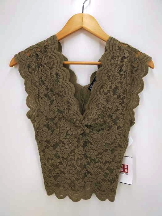 ZARA（ザラ） レース刺繍ベスト レディース トップス