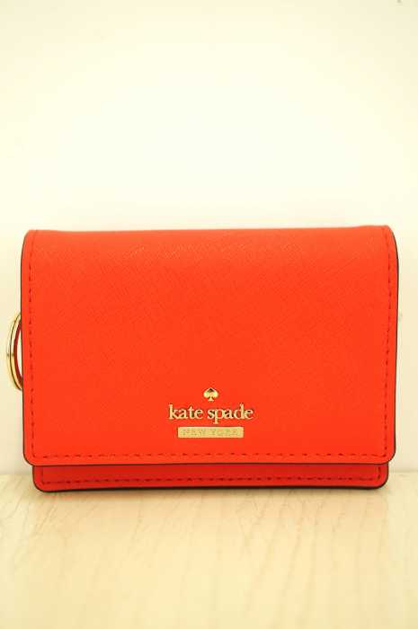 Kate spade （ケイトスペード） 裏地ボーダー柄コインケース レディース 財布・ケース