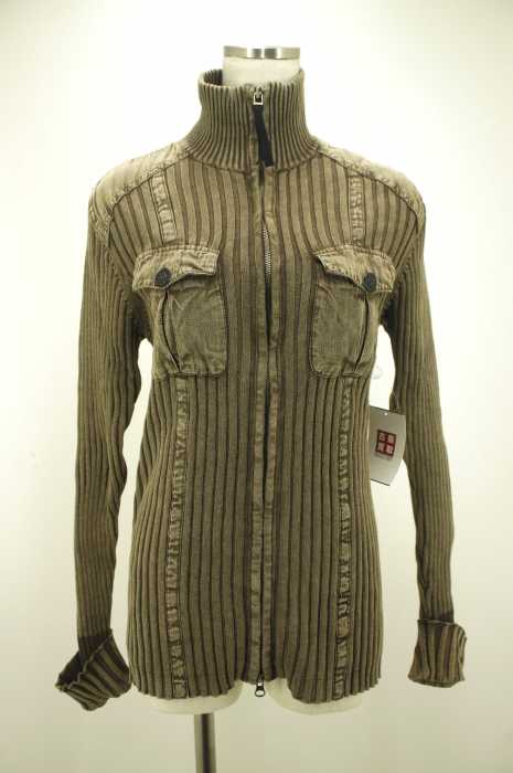 KATHARINE HAMNETT LONDON （キャサリンハムネットロンドン） リブデザイン ミリタリー レディース トップス
