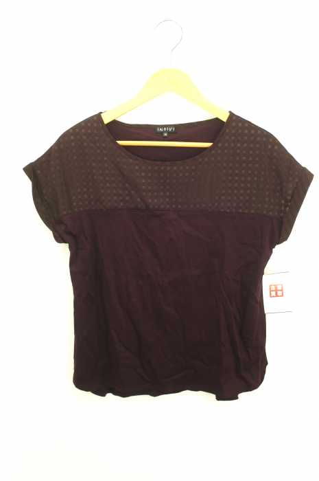 INDIVI（インディヴィ） チェック切り替えプルオーバー レディース トップス