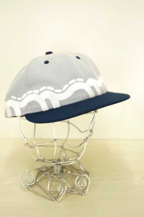 NEW ERA (ニューエラ) 6パネル RC 59FIFTY HITOTZUKI KAMI ライン ホワイト オーシャンサイドブルーバイザー メンズ 帽子