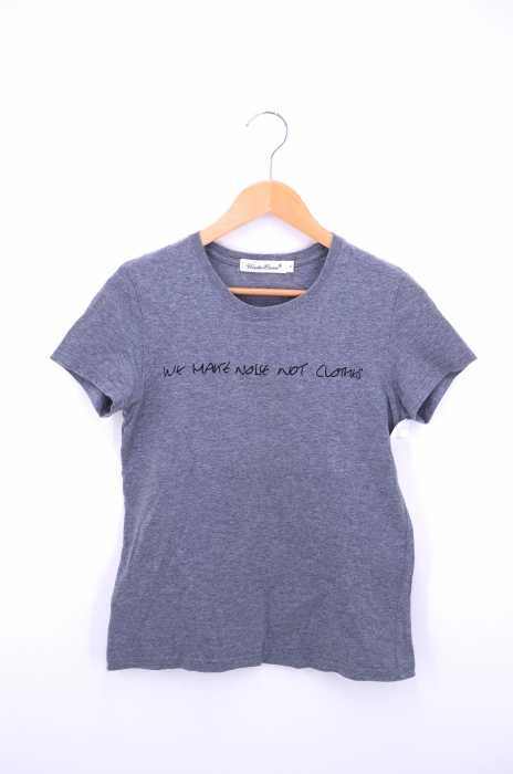 UNDERCOVER （アンダーカバー） WE MAKE NOISE NOT CLOTHES メッセージプリントクルーネックTee メンズ トップス