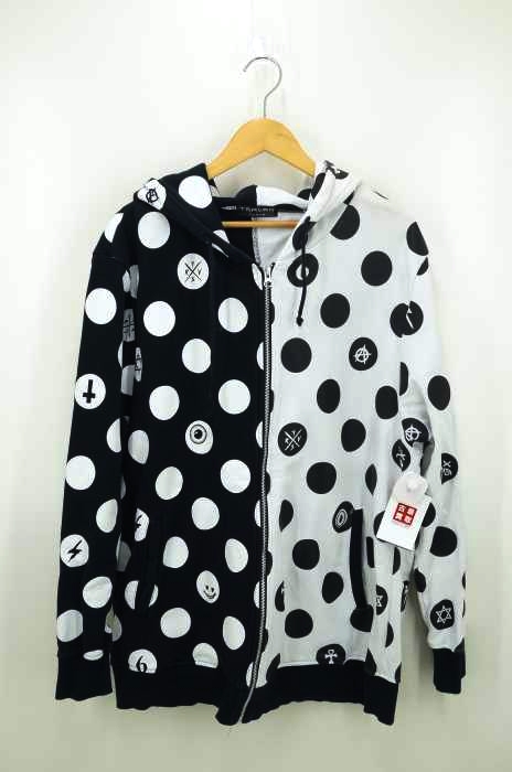 TRAVAS TOKYO（トラヴァストウキョウ） マルチドット柄パーカー