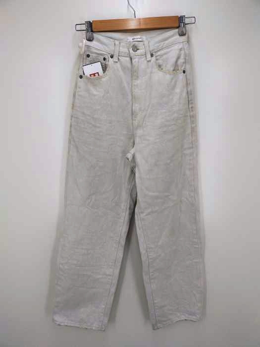 MOUSSY(マウジー) HW WHT LOOSE STRAIGHT レディース パンツ