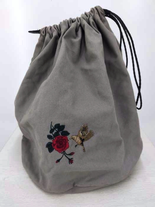 semoh（セモー） ナップサック 刺繍 キャンバス メンズ バッグ