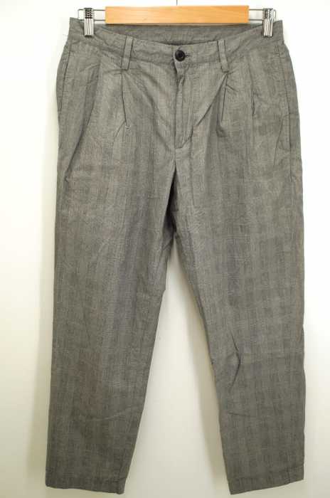 UNITED ARROWS green label relaxing （ユナイテッドアローズグリーンレーベルリラクシング） グレンチェック 2PLE 9分丈パンツ メンズ パンツ