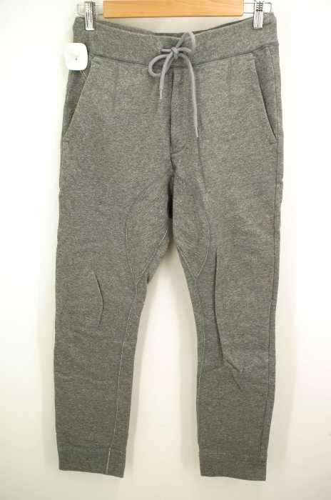 BLUE WORK (ブルーワーク) 14SS コットンシルケット裏毛クロッチ切替スウェットパンツ メンズ パンツ