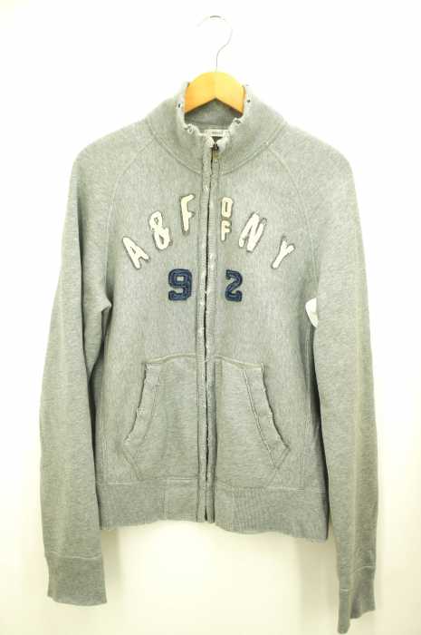 Abercrombie & Fitch （アバクロンビーアンドフィッチ） ダメージ加工ジップアップ メンズ トップス