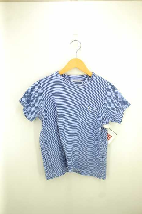 BEAMS BOY (ビームスボーイ) ミジンコボーダー ポケット Tシャツ レディース トップス