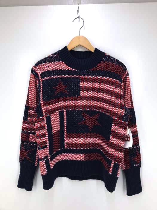 tommy jeans(トミージーンズ) デザインスターモチーフニットセーター メンズ トップス