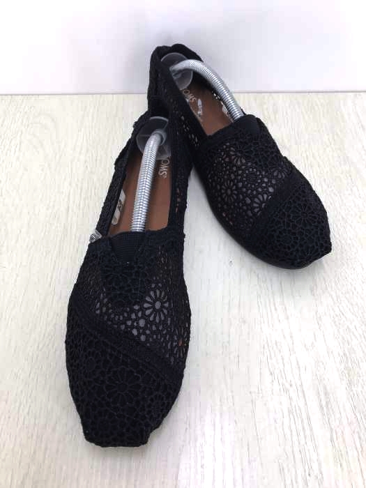 TOMS（トムス） Black Moroccan Crochet レディース シューズ