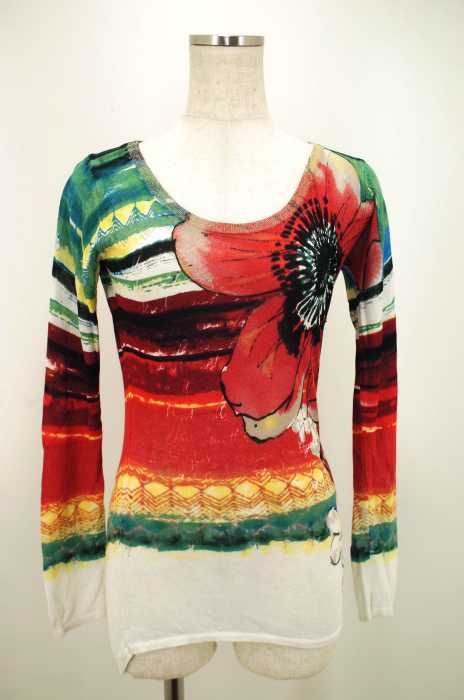 Desigual （デシグアル） プリントニットカットソー レディース トップス