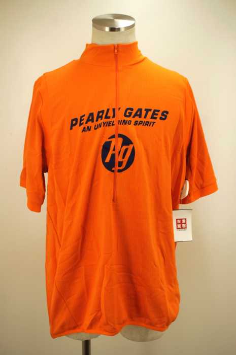 PearlyGates （パーリーゲイツ） ハーフジッププリントプルオーバーシャツ メンズ トップス