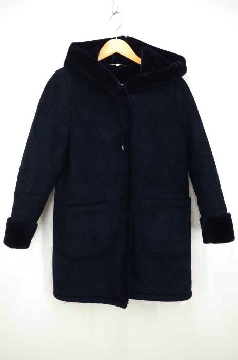 BEAUTY&YOUTH UNITED ARROWS(ビューティーアンドユースユナイテッドアローズ) フェイクムートンフードミドルコート レディース アウター