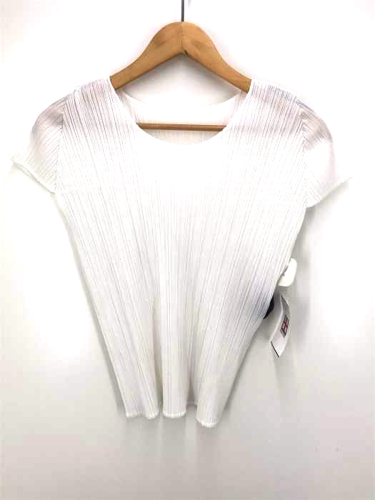 PLEATS PLEASE ISSEY MIYAKE（プリーツプリーズイッセイミヤケ） プリーツカットソー 半袖 レディース トップス