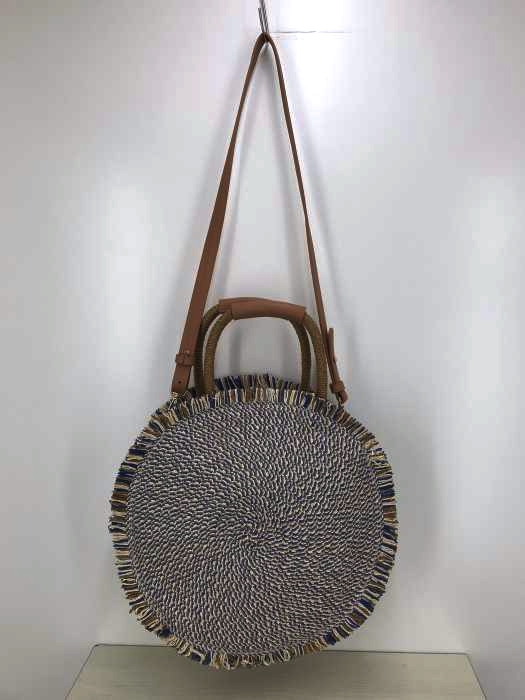 ZARA BASIC COLLECTION（ザラベーシックコレクション） ペーパー サークル型 編みハンドバッグ レディース バッグ