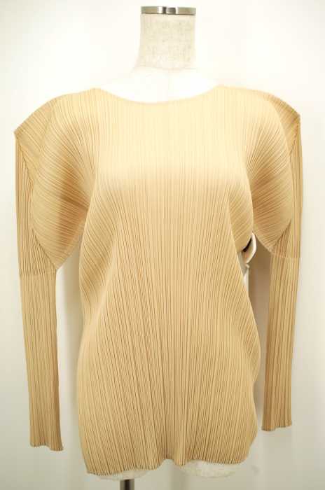 PLEATS PLEASE ISSEY MIYAKE （プリーツプリーズイッセイミヤケ） 長袖プリーツカットソー レディース トップス