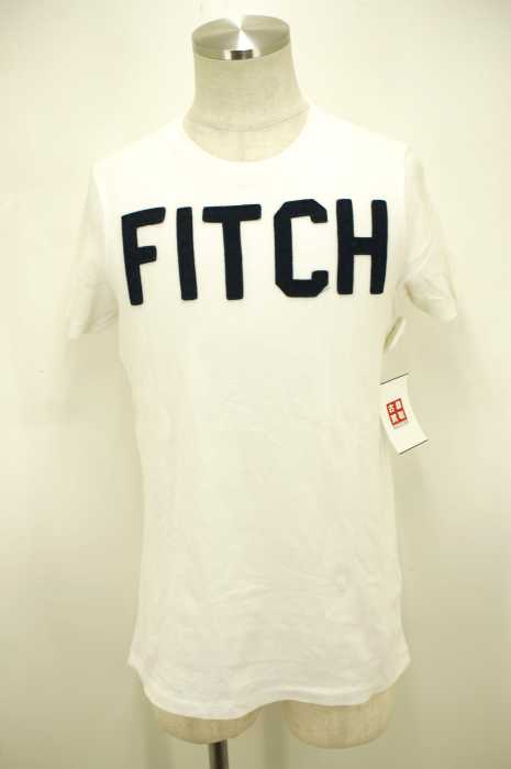 Abercrombie & Fitch （アバクロンビーアンドフィッチ） FITCHワッペン刺繍カットソー　Tシャツ メンズ トップス