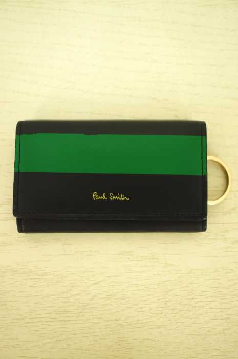 Paul Smith （ポールスミス） PAINT STRIPE KEY CASE ブロックストライプキーケース メンズ 財布・ケース