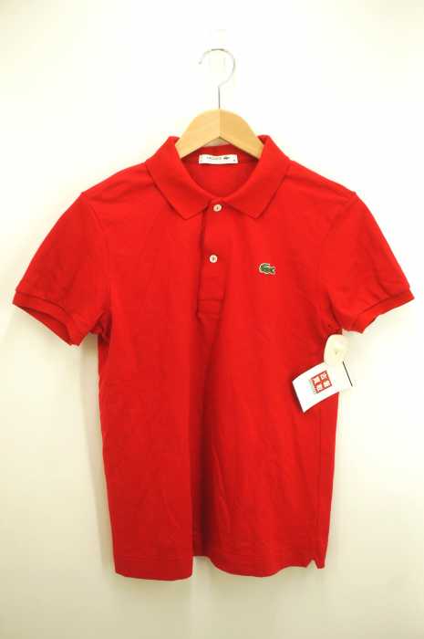 LACOSTE (ラコステ) ボーイッシュ半袖リブカラーシャツ レディース トップス