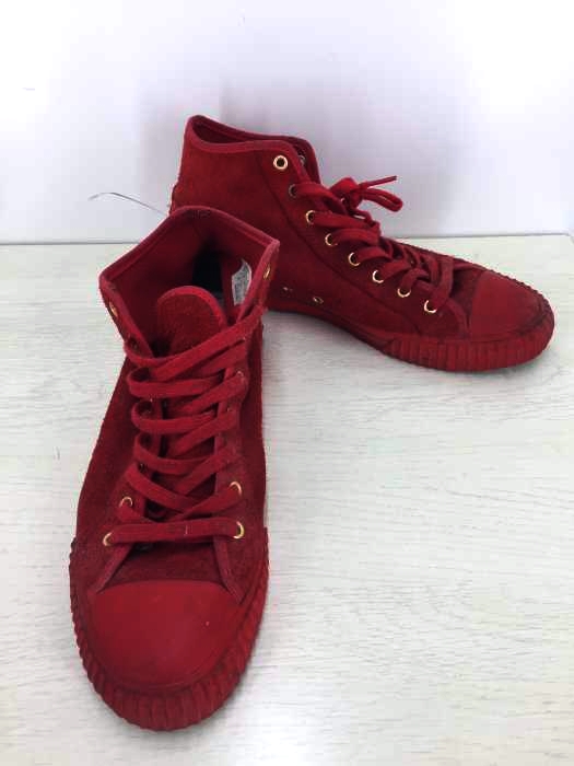 PF-FLYERS(ピーエフフライヤーズ) スウェード×ラバーハイカットスニーカー メンズ シューズ