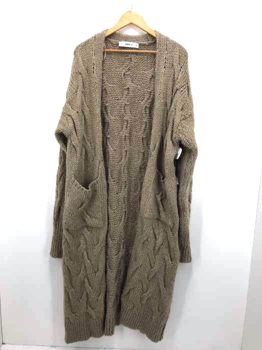 ZARA KNIT(ザラニット) CABLE KNIT CARDIGAN ケーブルニットカーディガン レディース トップス