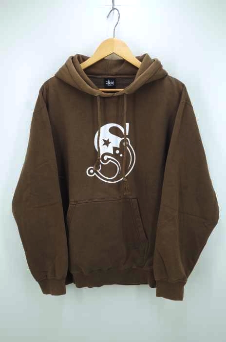 Stussy（ステューシー） USA製 プリント プルオーバー フーディ メンズ トップス